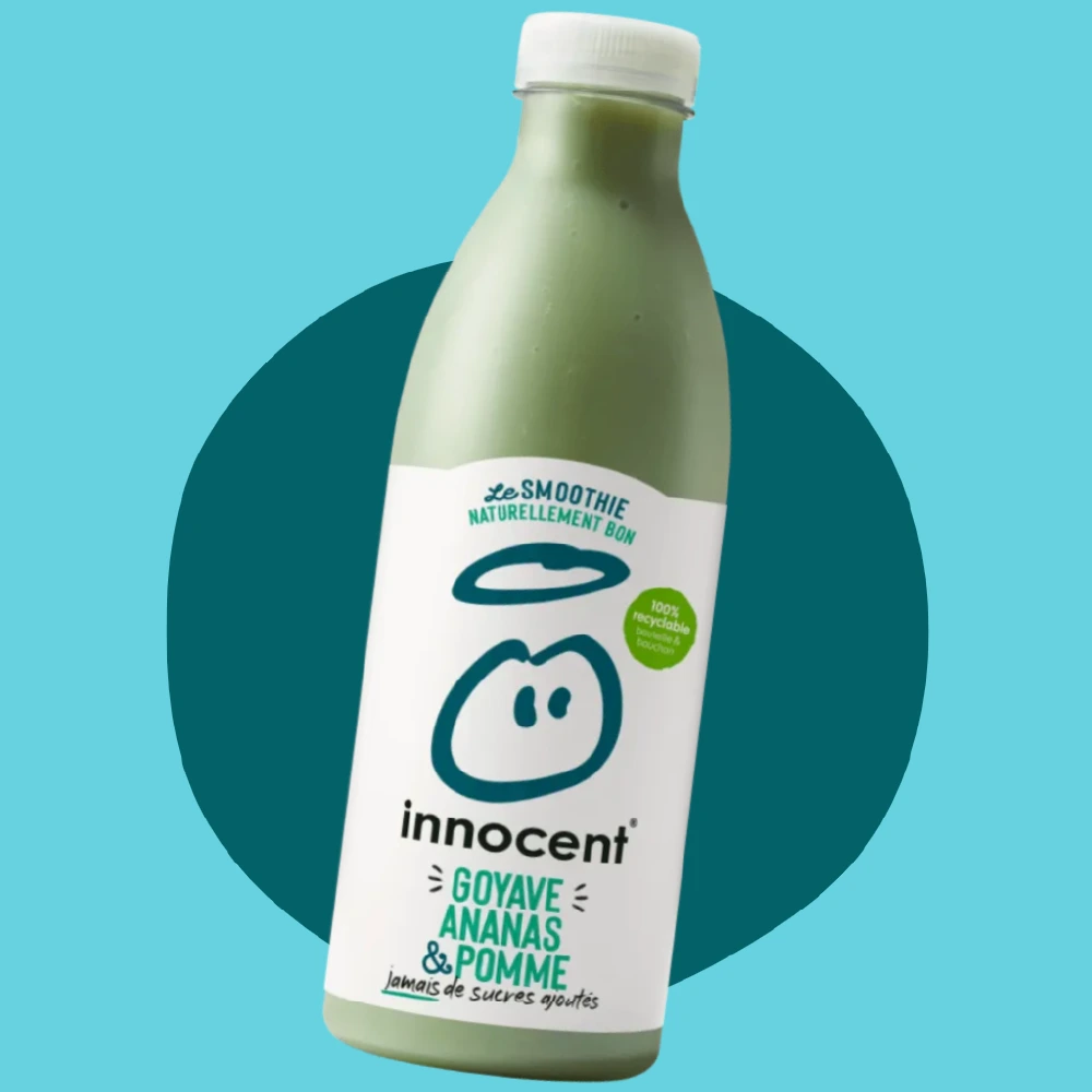 Smoothie Innocent "Goyave ananas fraise pomme"